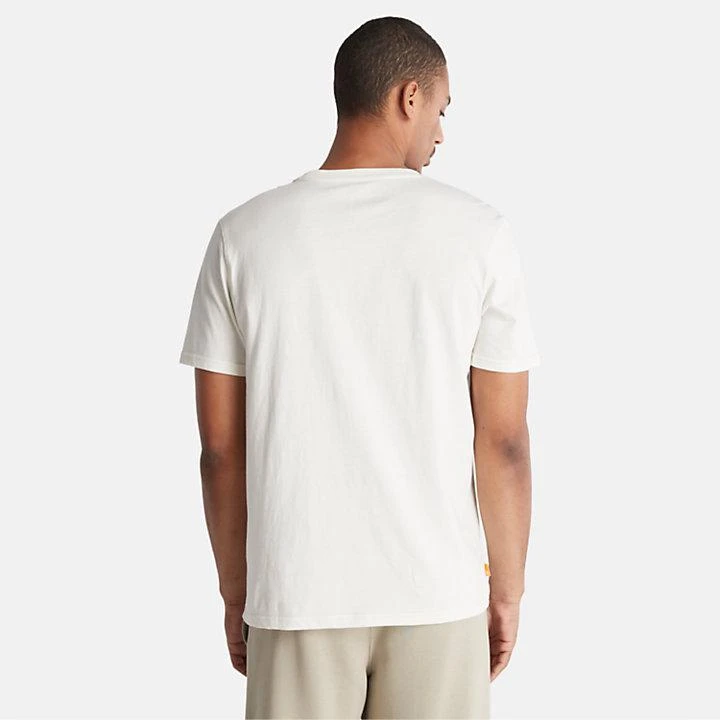 Timberland Modern Wash Brand Carrier Tee for Men in White 5