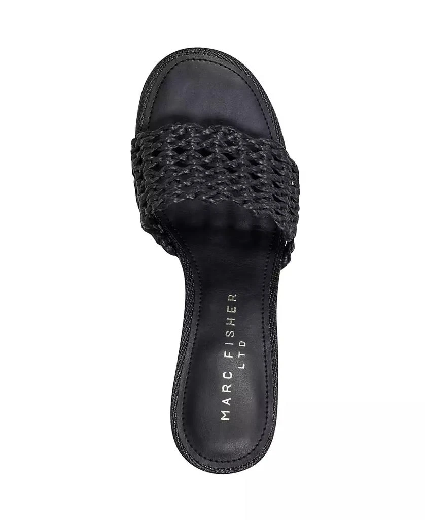 Marc Fisher Women's Jazmine Woven Slip-On Sandals 4