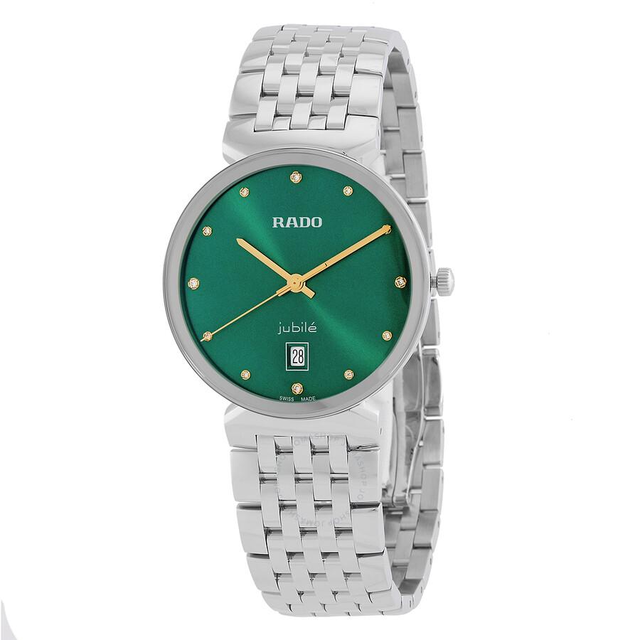 Rado Florence Diamonds Quartz Green Dial Unisex Watch R48912773