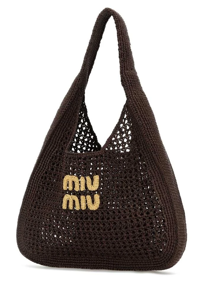 Miu Miu Miu Miu Logo Appliquéd Top Handle Bag 3