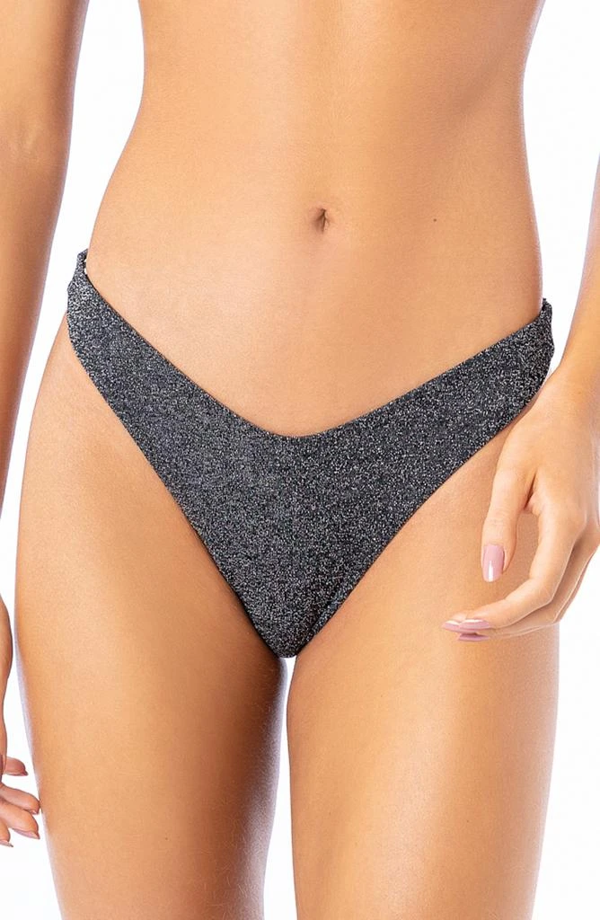 Maaji Splendour Metallic High Leg Bikini Bottoms 1