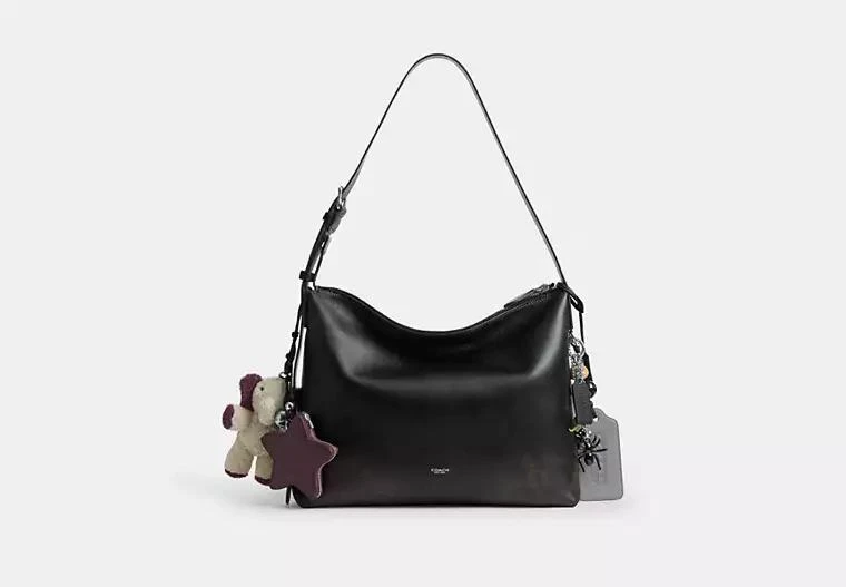 Coach Mott Messenger Bag 38 In Loved Leather With Charms
