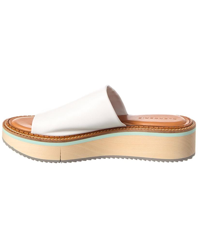 Clergerie Fastw Leather Platform Sandal