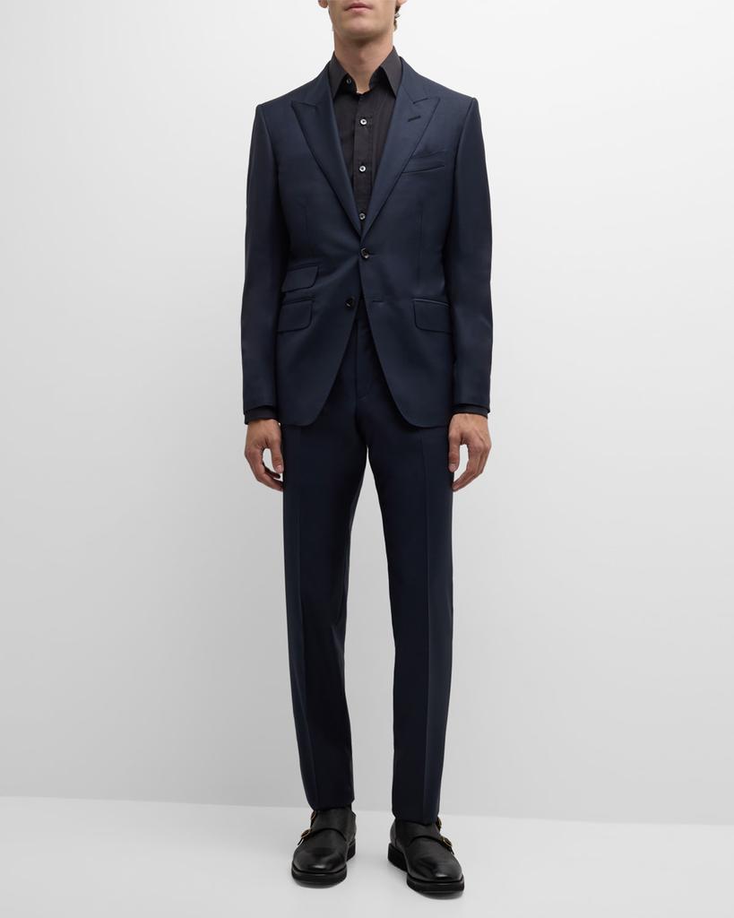 TOM FORD Men's Modern Fit Sharkskin Suit