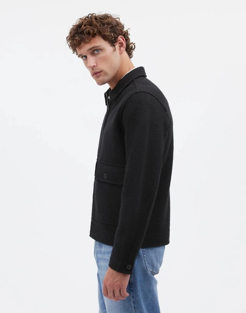 Madewell Boiled Wool Zip-Front Jacket 3