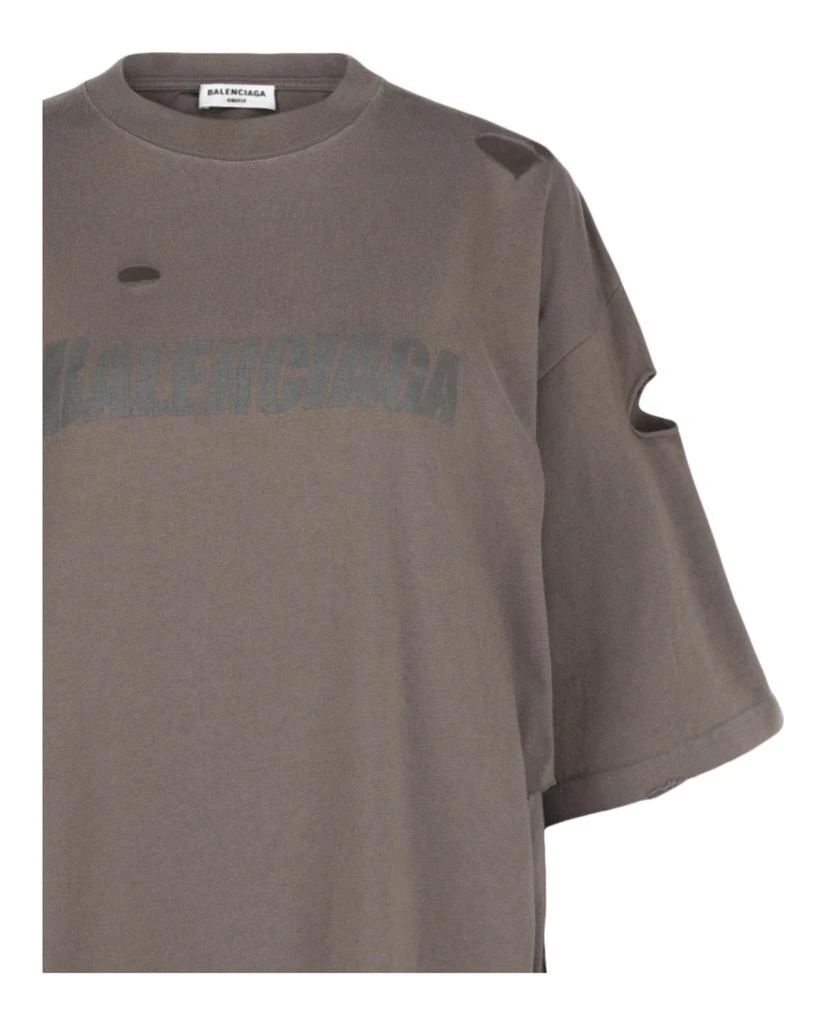 Balenciaga Distressed Graphic T-Shirt 3