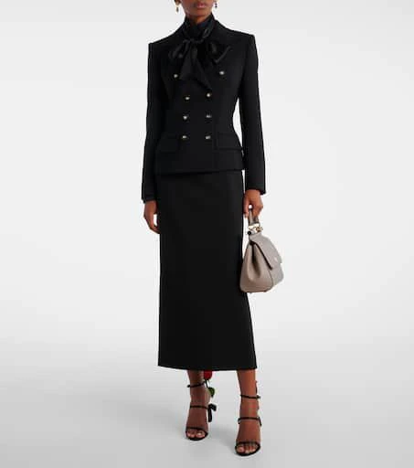 Dolce 
Gabbana DG virgin wool blazer 2