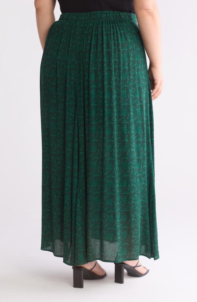 Bobeau Godet Maxi Skirt