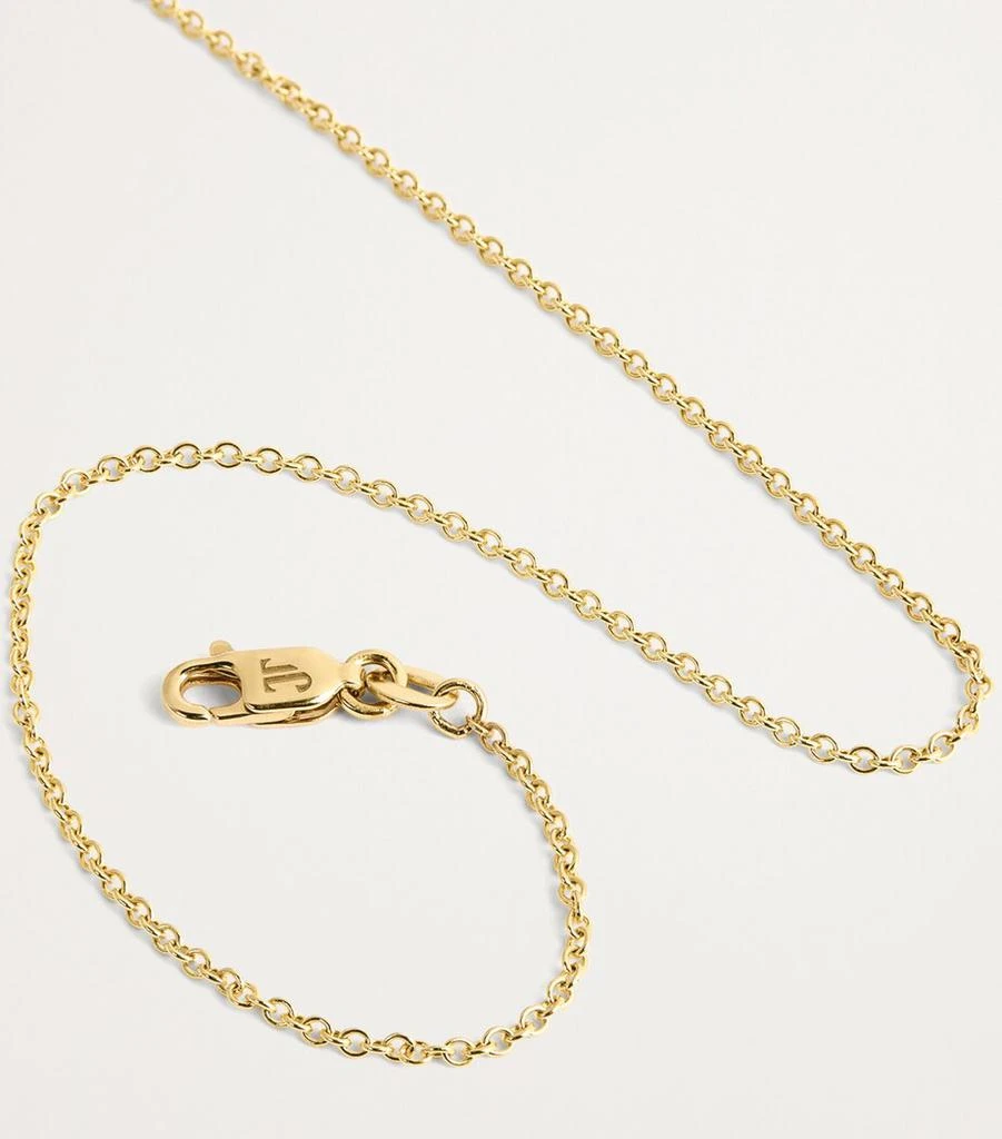 Jade Trau Yellow Gold and Diamond Mini Catherine Key Bracelet 6