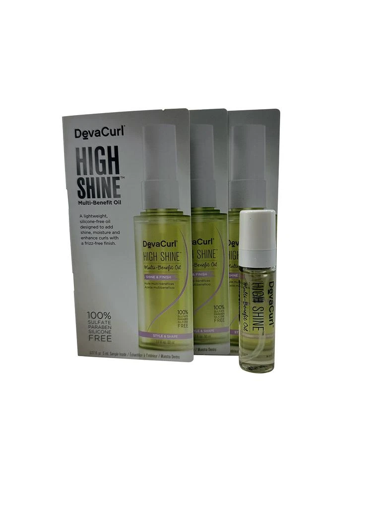 DevaCurl High Shine Multi Benefit Oil 0.17 OZ Set of 3 2
