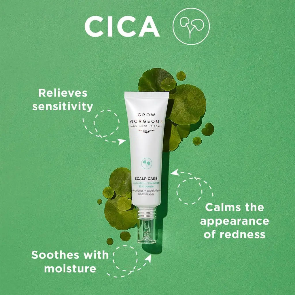 Grow Gorgeous Scalp Care Soothing Cica Extract 25% Booster + Prebiotic 3
