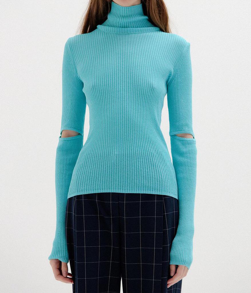 EENK SOLLY RIBBED KNIT PULLOVER