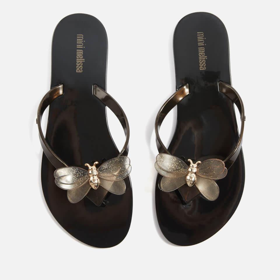 Mini Melissa MINI MELISSA HARMONIC BUGS RUBBER FLIP FLOPS