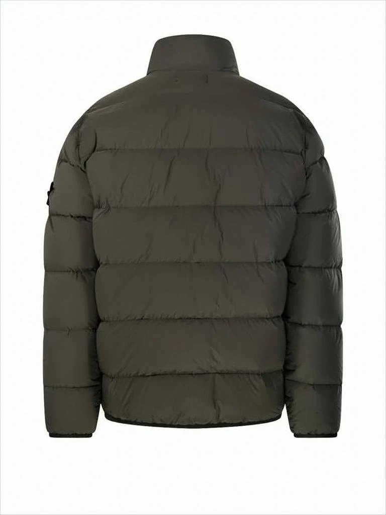 Stone Island Quilted High-Collar Padded Jacket with Zippered Pockets 3