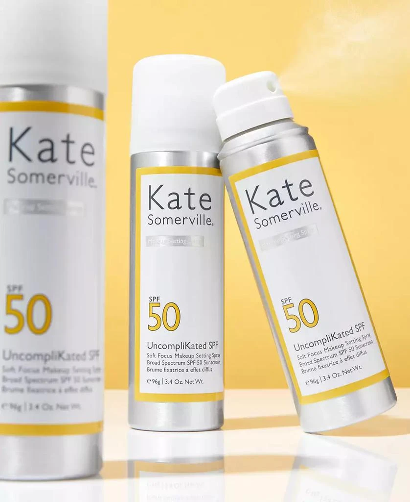 Kate Somerville UncompliKated Soft Focus Makeup Setting Spray SPF 50, 3.4 oz. 3