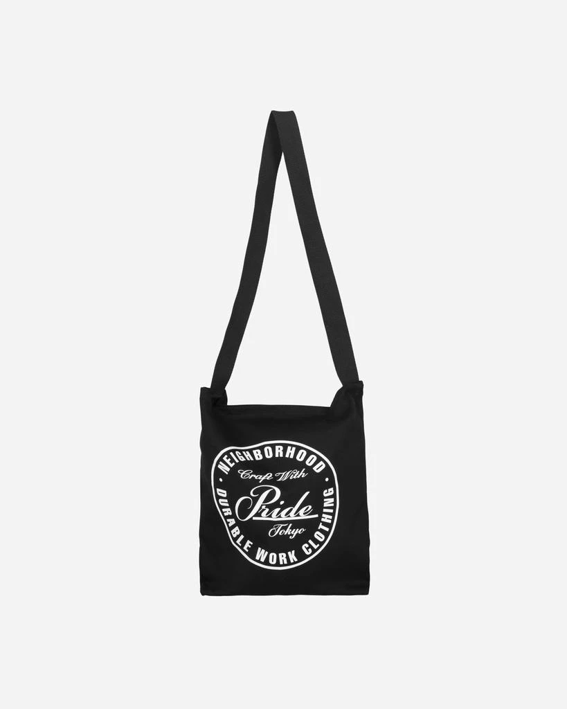 NEIGHBORHOOD Logo Shoulder Bag Black 3