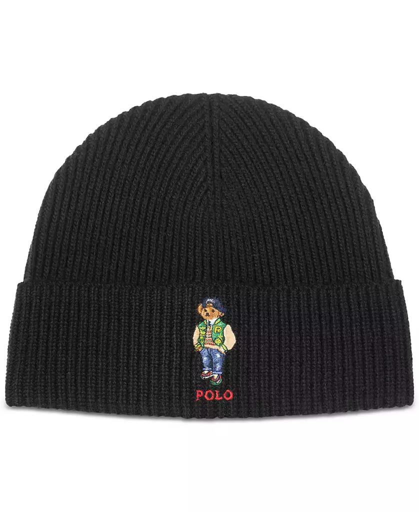 Ralph Lauren Men's Signature Varsity Bear Beanie