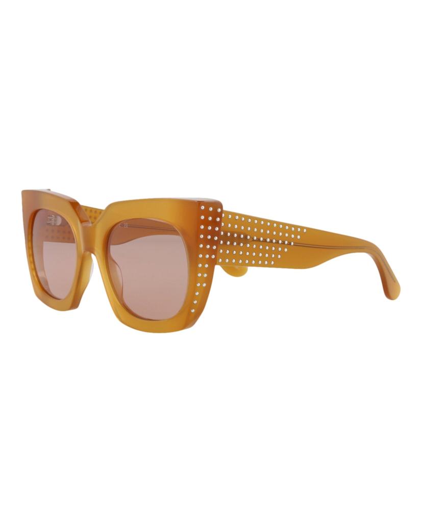 Alaia Square-Frame Acetate Sunglasses