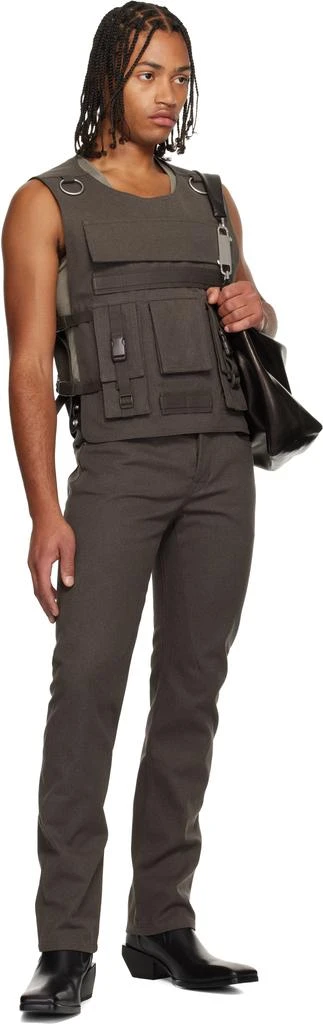 Rick Owens Brown Concordians Headon Jeans 4