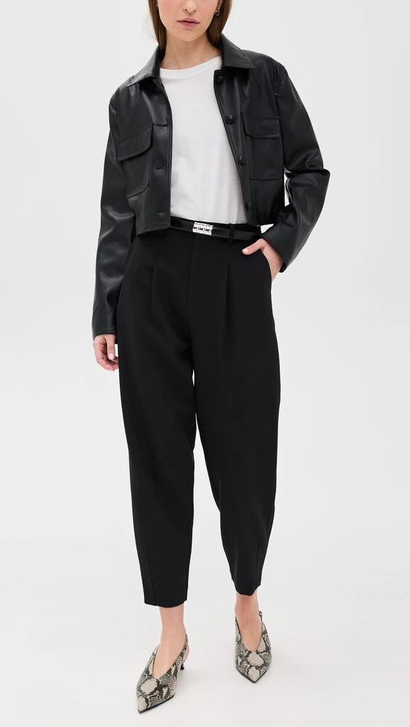 Pixie Market Faux Leather Crop Jacket 9