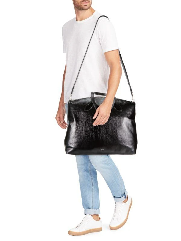 Bally Crinkle Leather Weekender 2