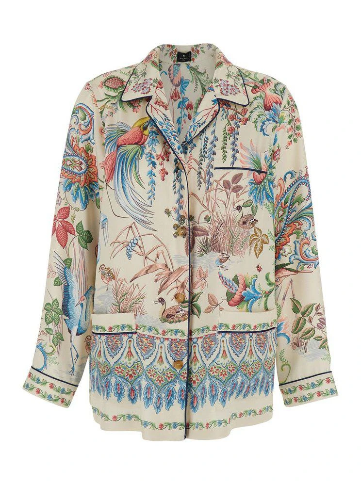 ETRO Etro Printed Pajama Shirt Top