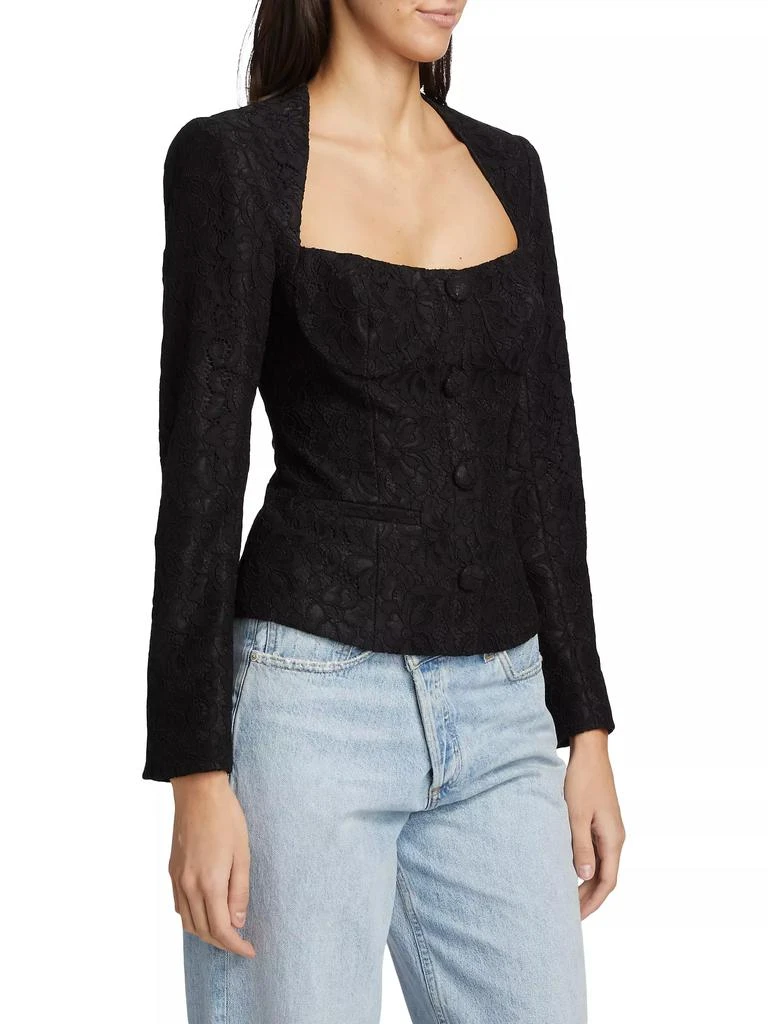 CAMI NYC Samira Lace Blazer 4