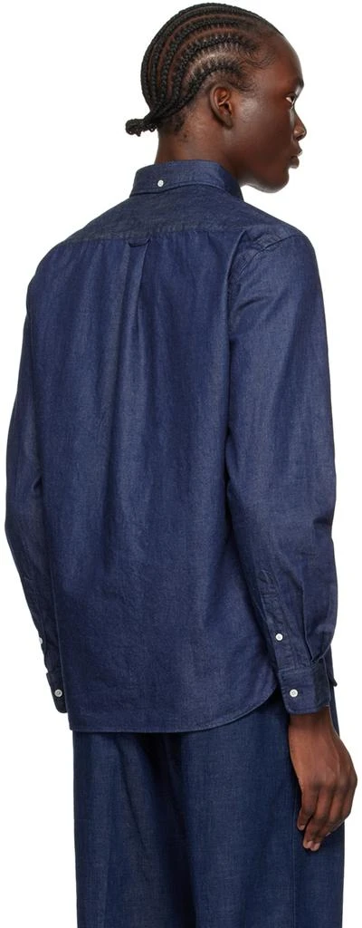 BEAMS PLUS Indigo Button-Down Denim Shirt 3