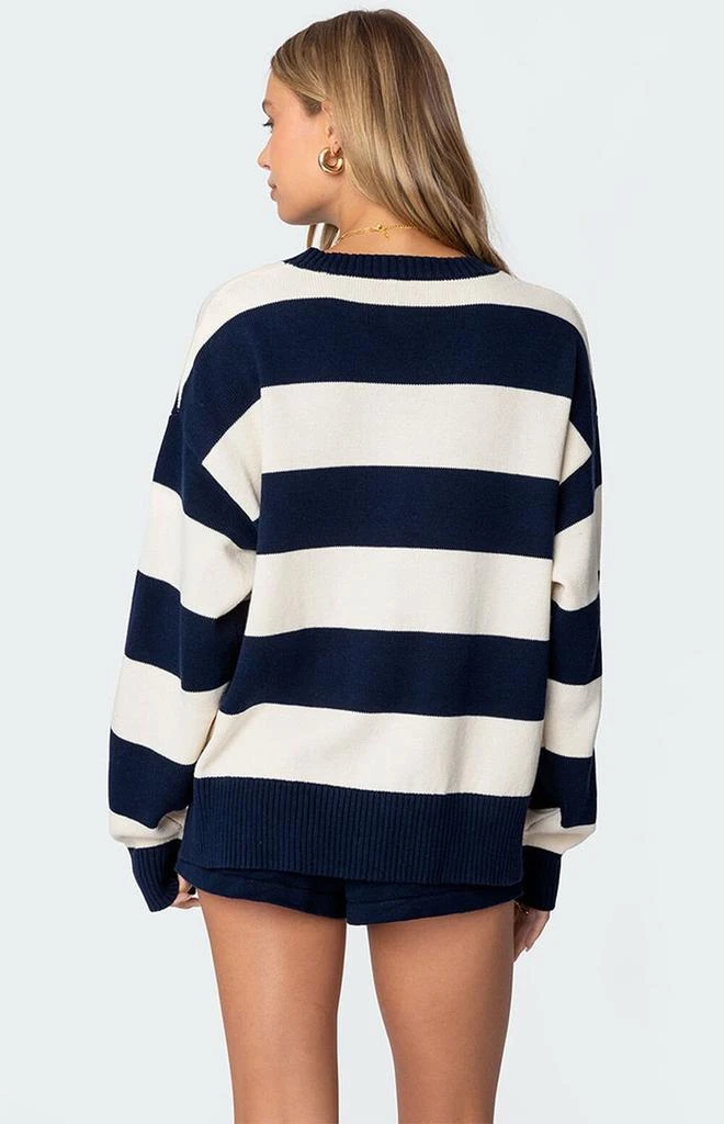 Edikted Riley Oversized Striped Sweater 5