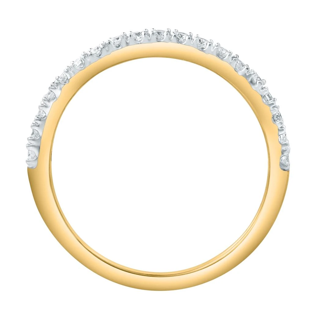 LuvMyJewelry Lunessa 14K Diamond  Band - 0.20 ct 3