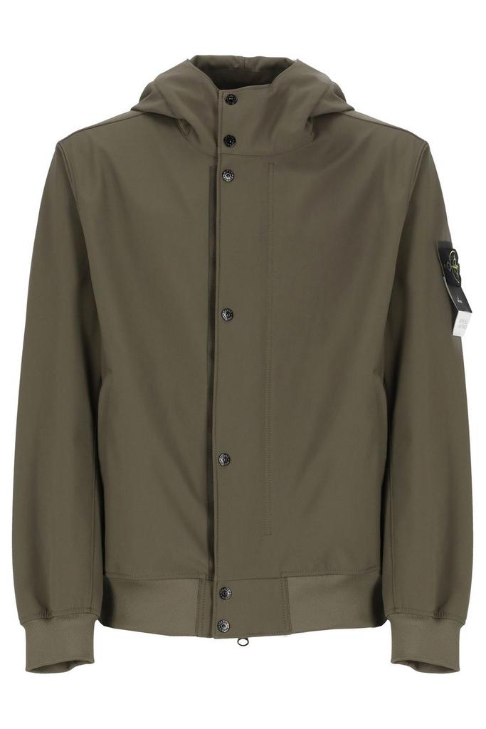 Stone Island Stone Island Logo Patch Hooded Jacket