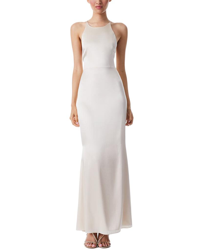 ALICE + OLIVIA Carisa belted chiffon gown Cream US-0 ALICE + OLIVIA Carisa belted chiffon gown Cream US-0
