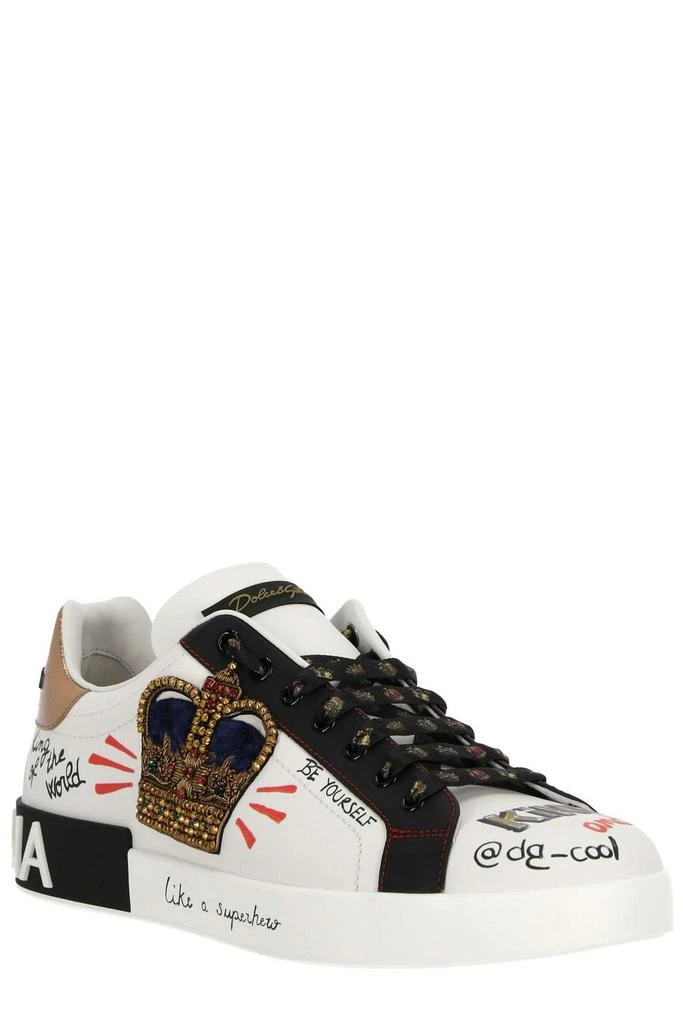 Dolce 
Gabbana Dolce 
Gabbana Portofino Printed Sneakers 2