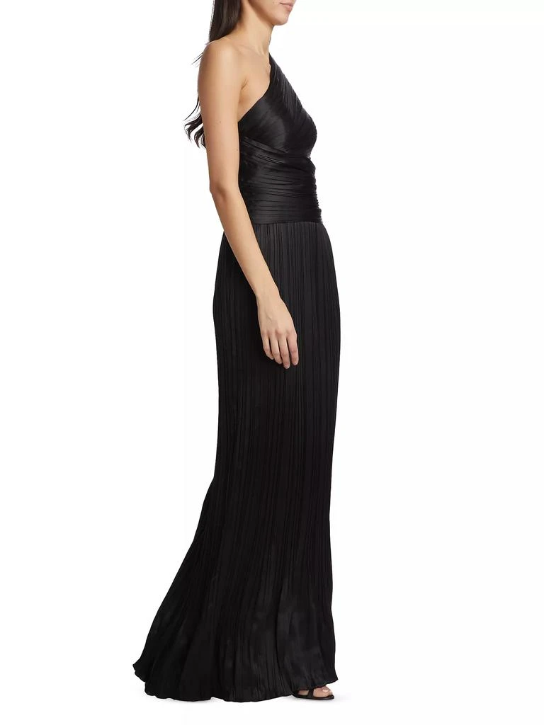 Adam Lippes Delphos Silk One-Shoulder Gown 4