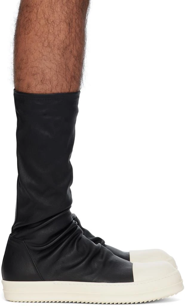 Rick Owens Black Portervile Sock Sneakers 1