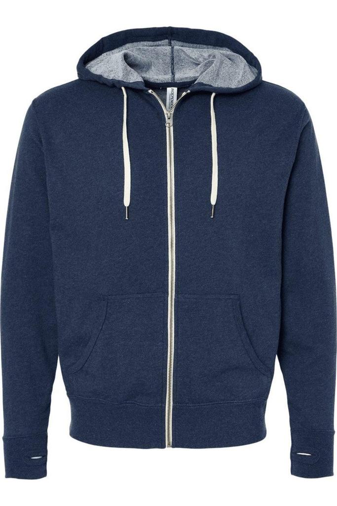 Independent Trading Co. Heathered French Terry Full-Zip