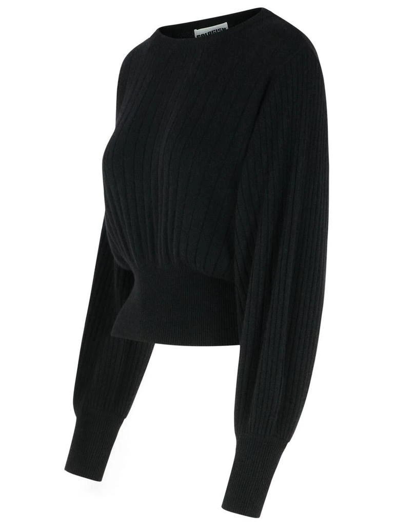 Colorush Colorush 'Prague Lux' Black Cashmere Sweater 2