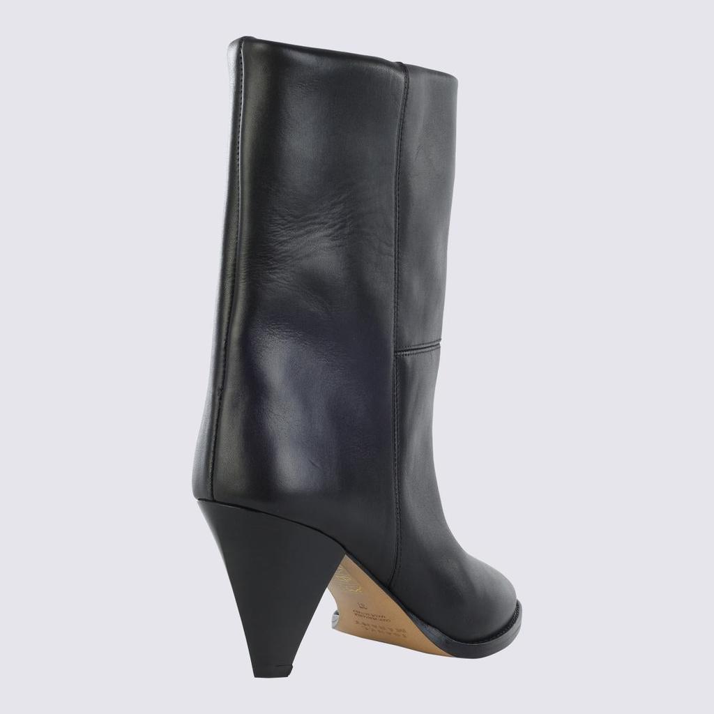 Isabel Marant Isabel Marant Black Leather Rouxa Boots