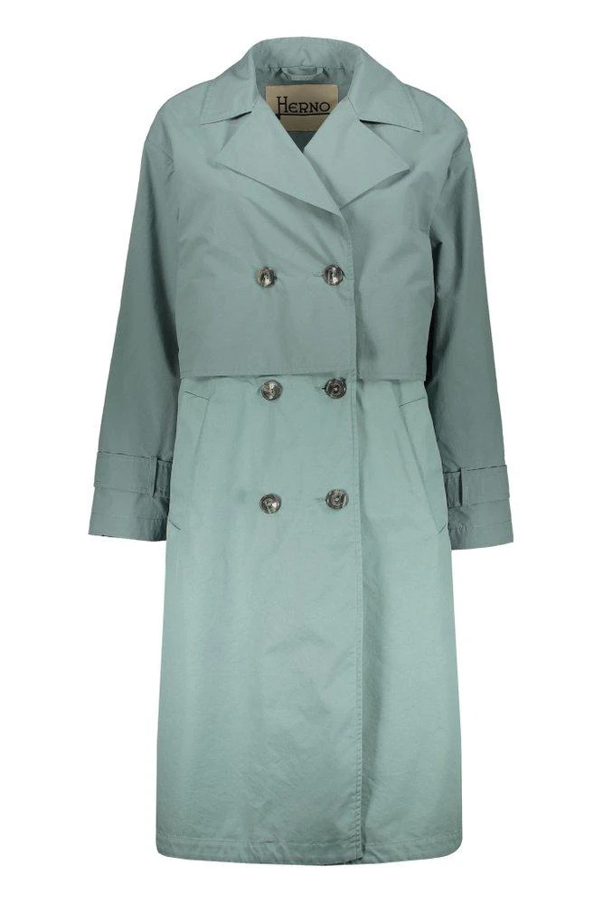 Herno Herno Double-Breasted Belted Trench Coat
