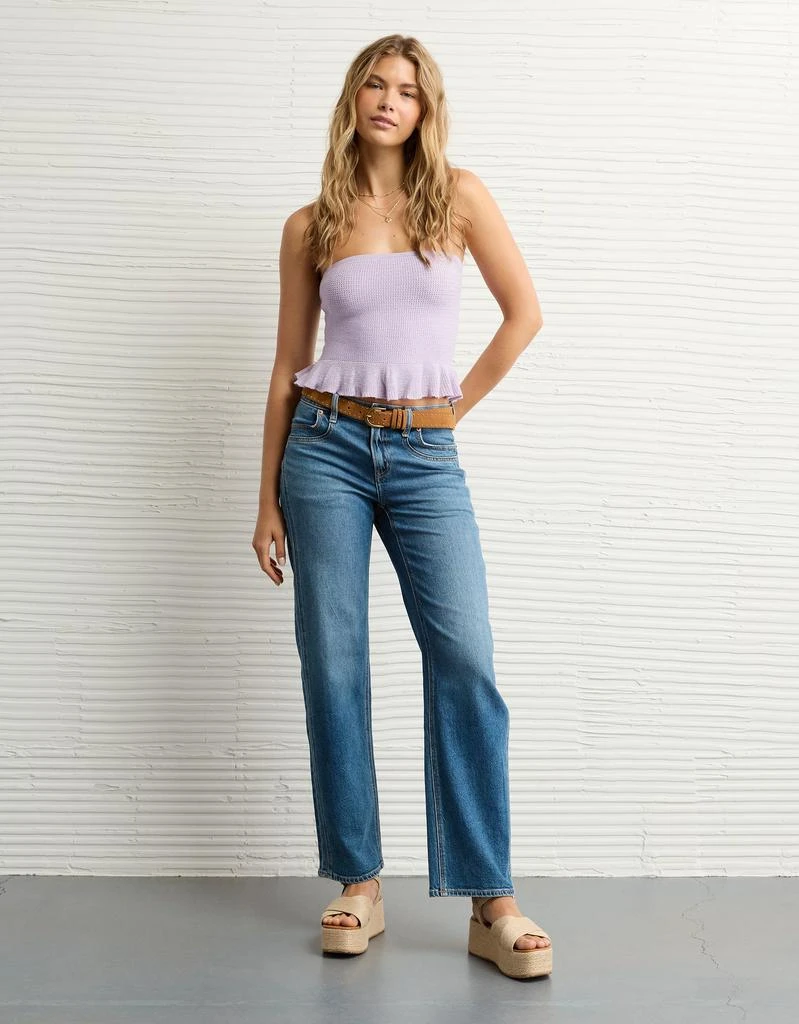 AE AE Cropped Peplum Sweater Tube Top 5