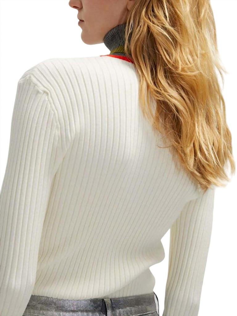 BEATRICE B Beatrice .B - CONTRASTING TURTLENECK SWEATER