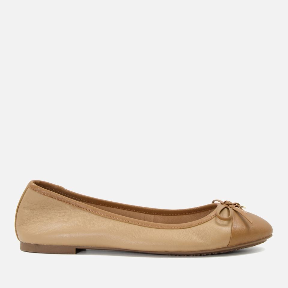 Dune DUNE LONDON WOMEN'S HALLO LEATHER BALLET FLATS