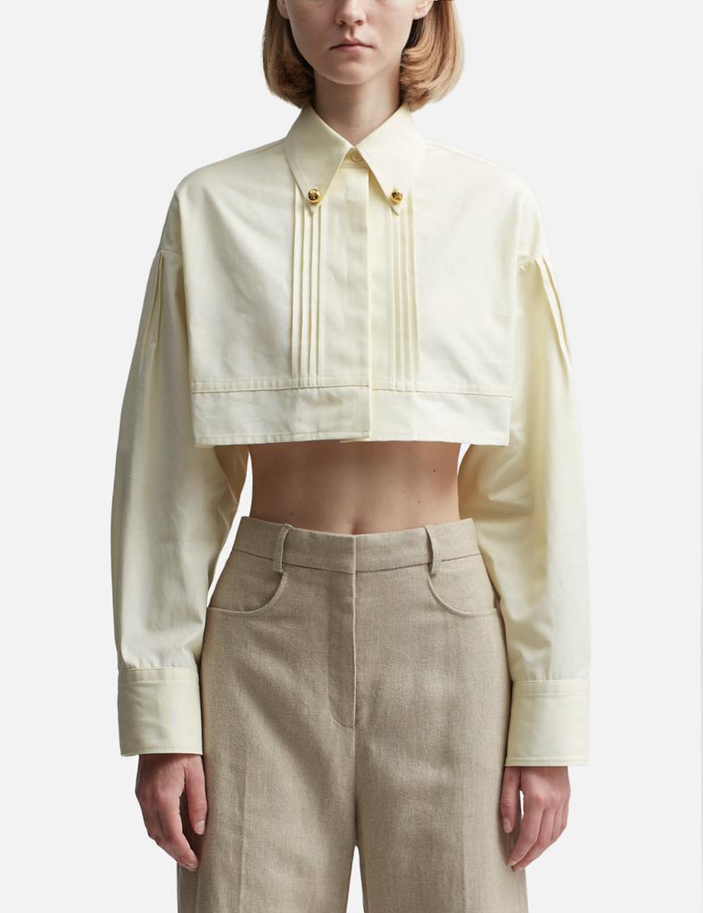 【プラダ・PRADA】Cropped poplin jacket Prada Cropped Poplin Jacket - Jackets - BeyondStyle
