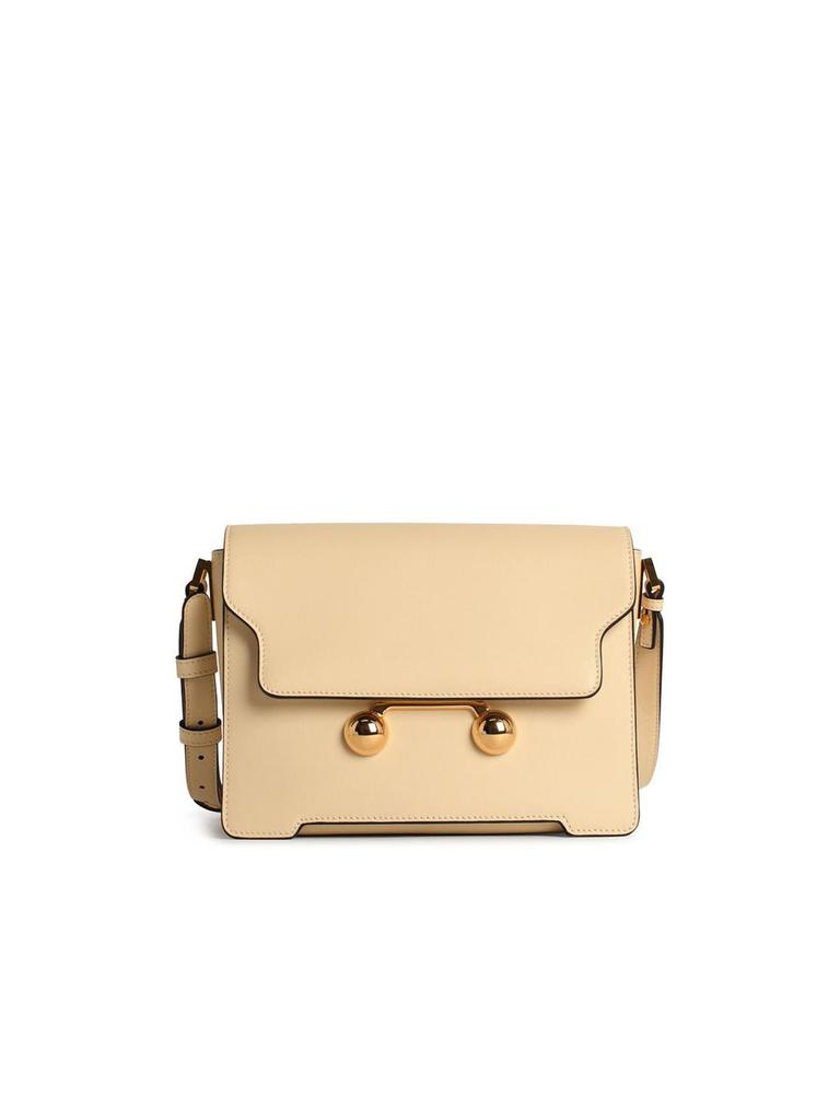 Marni Marni 'New Trunk' Ivory Leather Crossbody Bag