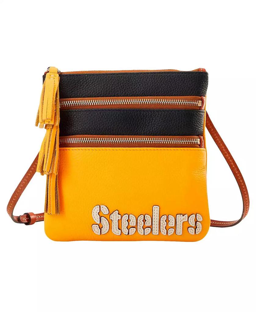 Dooney & Bourke Pittsburgh Steelers Infield Triple Zip Crossbody Purse