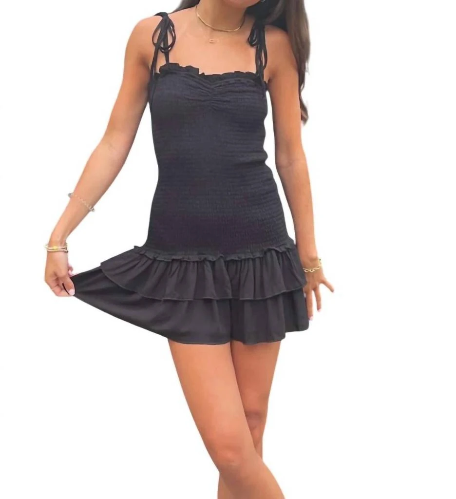 Shop Katie J Nyc - Meri Smocked Mini Dress on Sale at BeyondStyle  Get 52%  Off Katie J Nyc - Meri Smocked Mini Dress with Limited-Time Flash Deals,  Exclusive Discounts, and