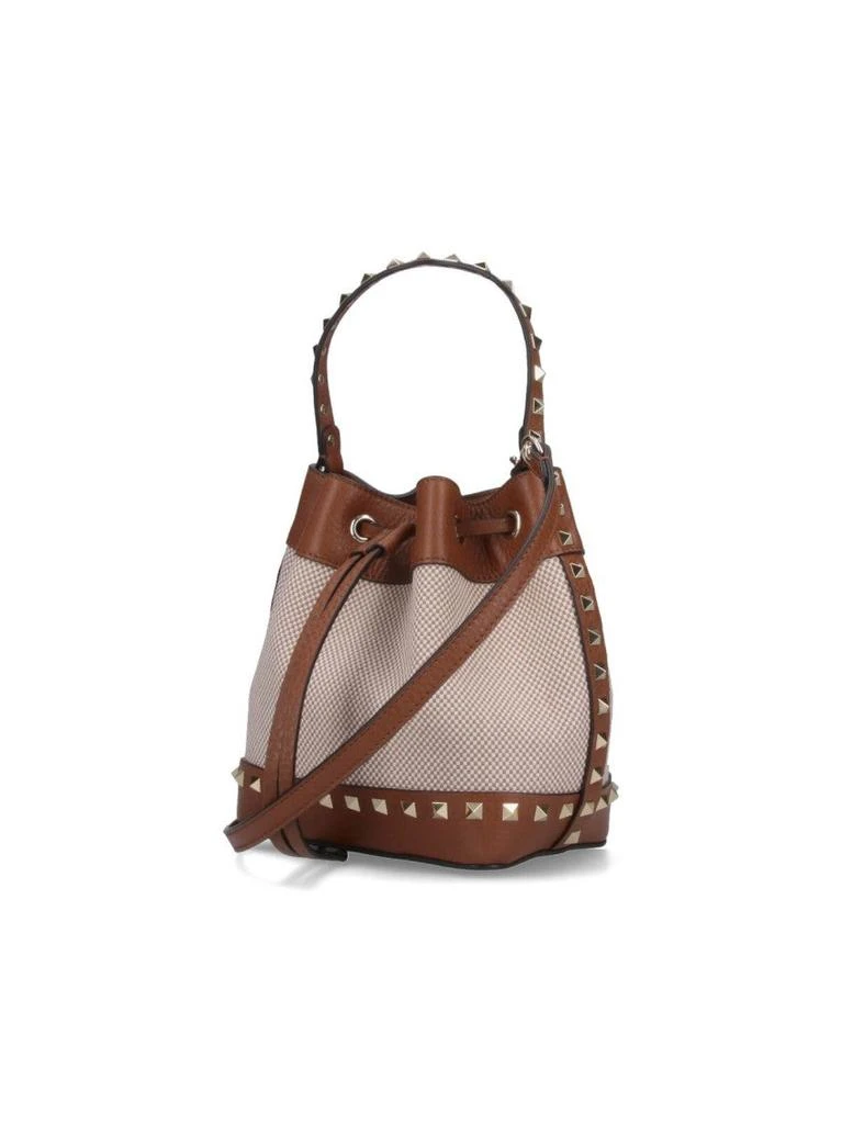 Valentino Rockstud" Bucket Bag – Brown 2