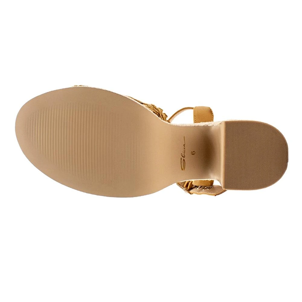 Sbicca Bisbee Raffia Platform Espadrille Sandals 5
