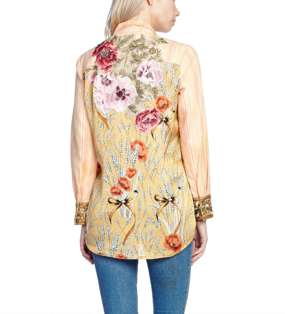 Aratta Gardenia Top In Inca Gold