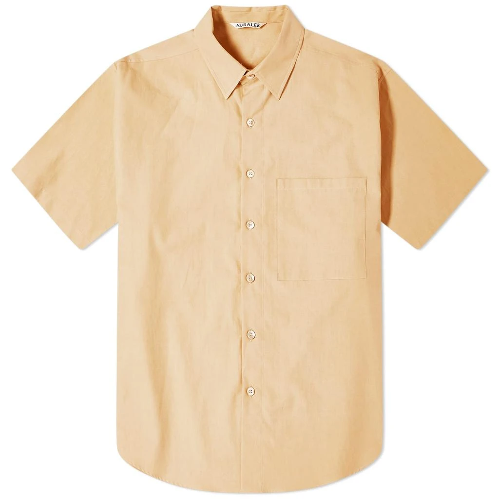 AURALEE Auralee Washed Finx Short Sleeve Shirt 1